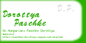 dorottya paschke business card